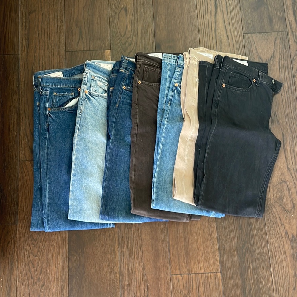 Gap 90s loose mid rise jeans set